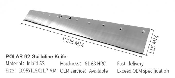 کاغذ گيلوتين چاقو صاف با قطب برای ماشین برش کاغذ 1