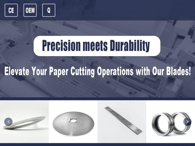 ماشین برش کاربید ولتفستم چاقو تیغه های دایره ای صنعتی برای برش کارتون برای کارخانه های تولیدی 0