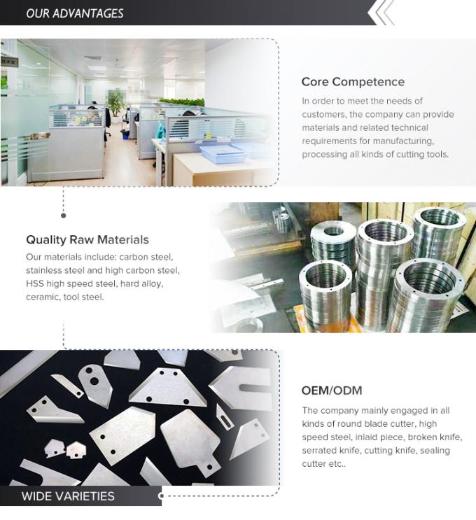 تیغه های بسته بندی صنعتی برش دار برای ماشین بسته بندی فیلم 5