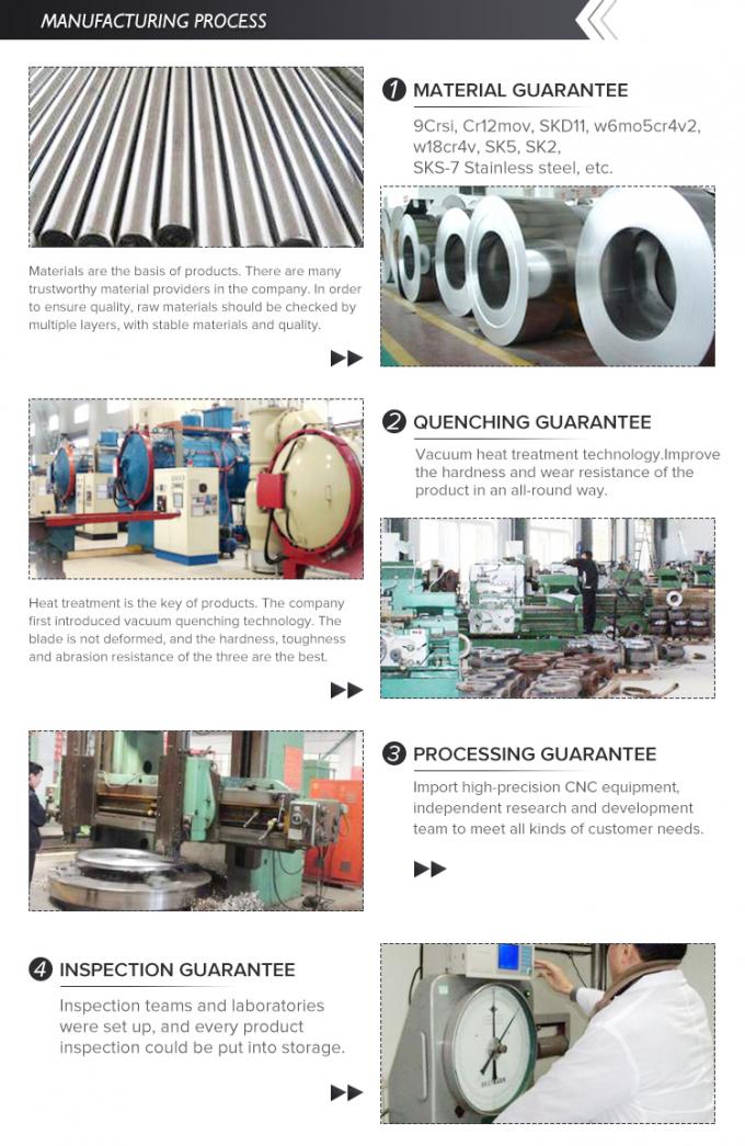 تیغه های بسته بندی صنعتی برش دار برای ماشین بسته بندی فیلم 7