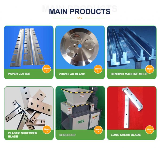 45mm HSS ماشین های برش دایره ای تیپ تیپ کاغذ لوله دایره ای تیغ برش برای ماشین برش روتاری چاقو 10