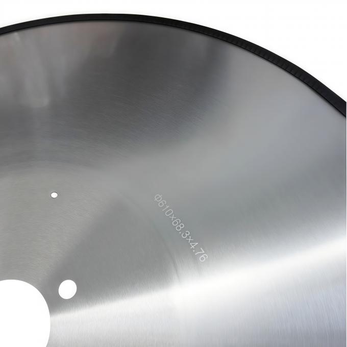 اتوماسیون 610mm دایره ای گرد چوب می دید چاقو هسته ای قطعات تیغه برای برش و برش کاغذ بافت 1