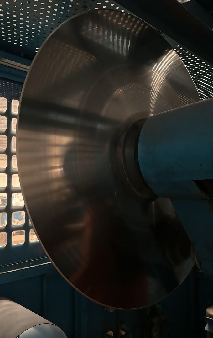 اتوماسیون 610mm دایره ای گرد چوب می دید چاقو هسته ای قطعات تیغه برای برش و برش کاغذ بافت 2