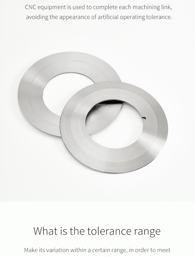 برش دقیق 130 میلی متری نوار رول کاغذ صنعتی ماشین برش چاقو تیغه دایره ای چاقو برش 4