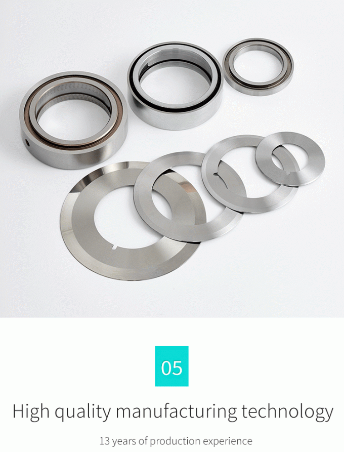 برش دقیق 130 میلی متری نوار رول کاغذ صنعتی ماشین برش چاقو تیغه دایره ای چاقو برش 6