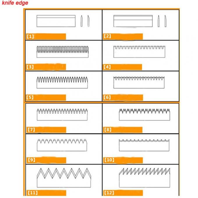 6 اینچ تیغه دندانه ای برای ماشین بسته بندی برش OEM 1