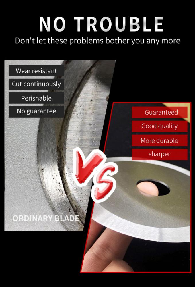 دستگاه برش کاغذ فلزی حرارتی ، تیغه های برش گرد ، حامل سری برش برای برش دقیق 3